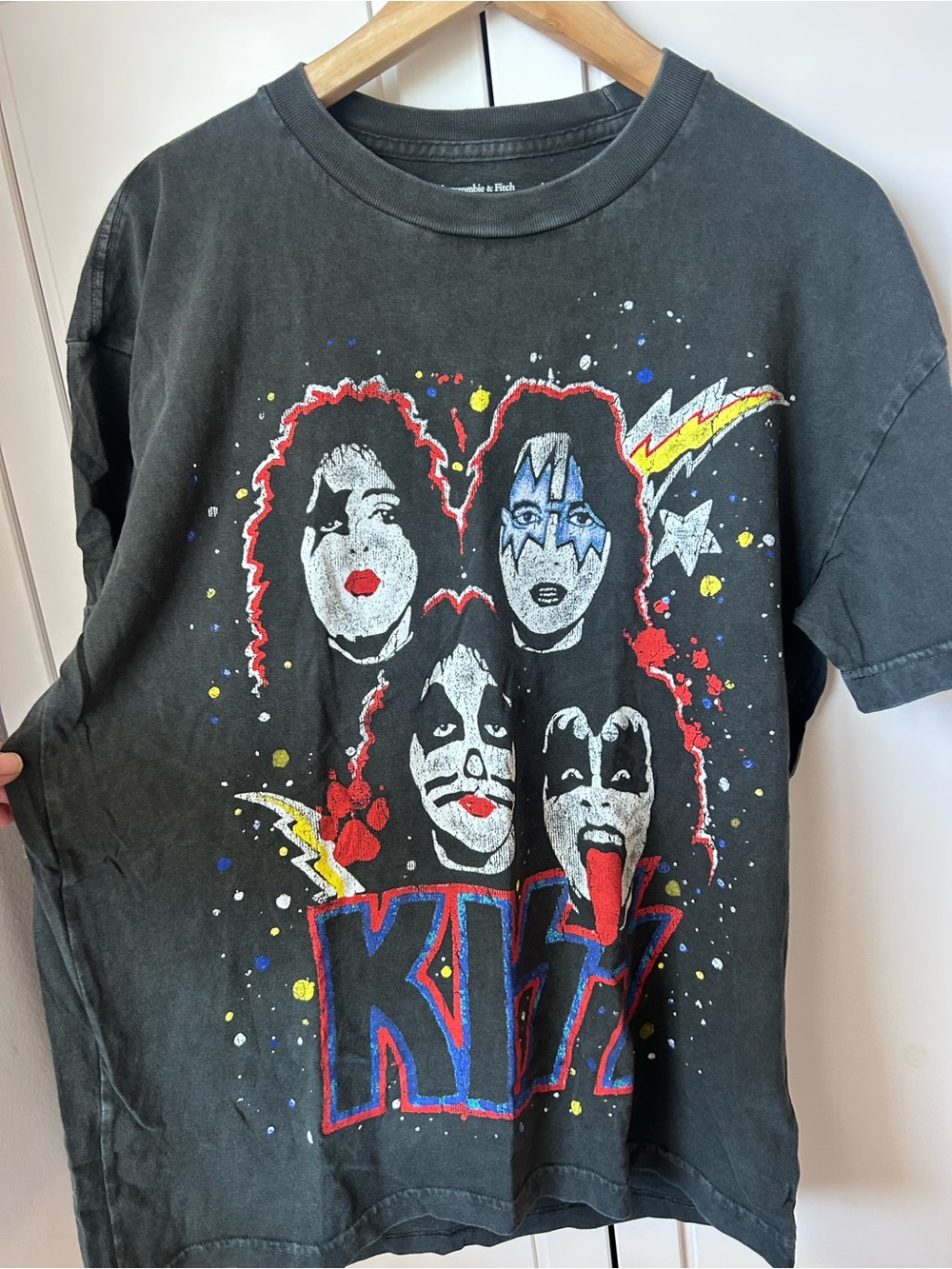 KISS Black Graphic Band Tee